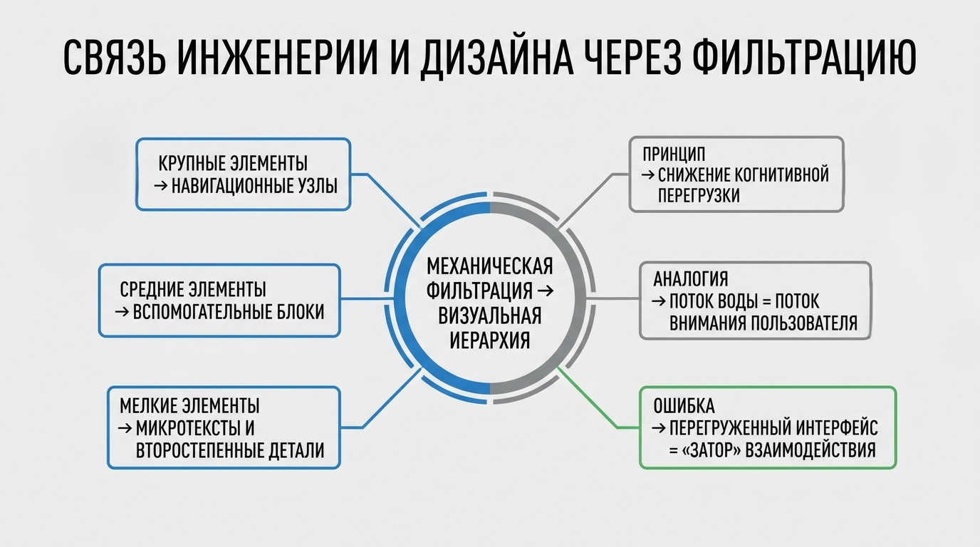 Связь инженера и дизайна через фильтрацию